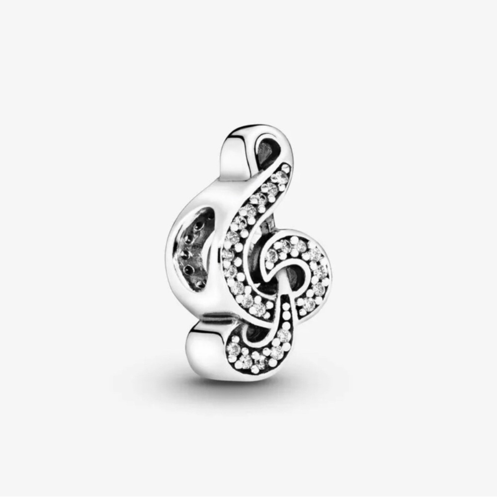 NEW•Silver Musical Note DIY charm